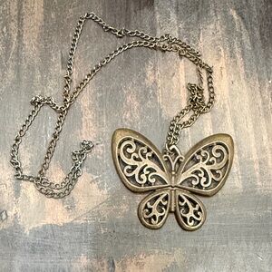 Butterfly Pendant Necklace